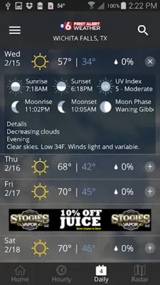 First Alert 6 Weather android App screenshot 2